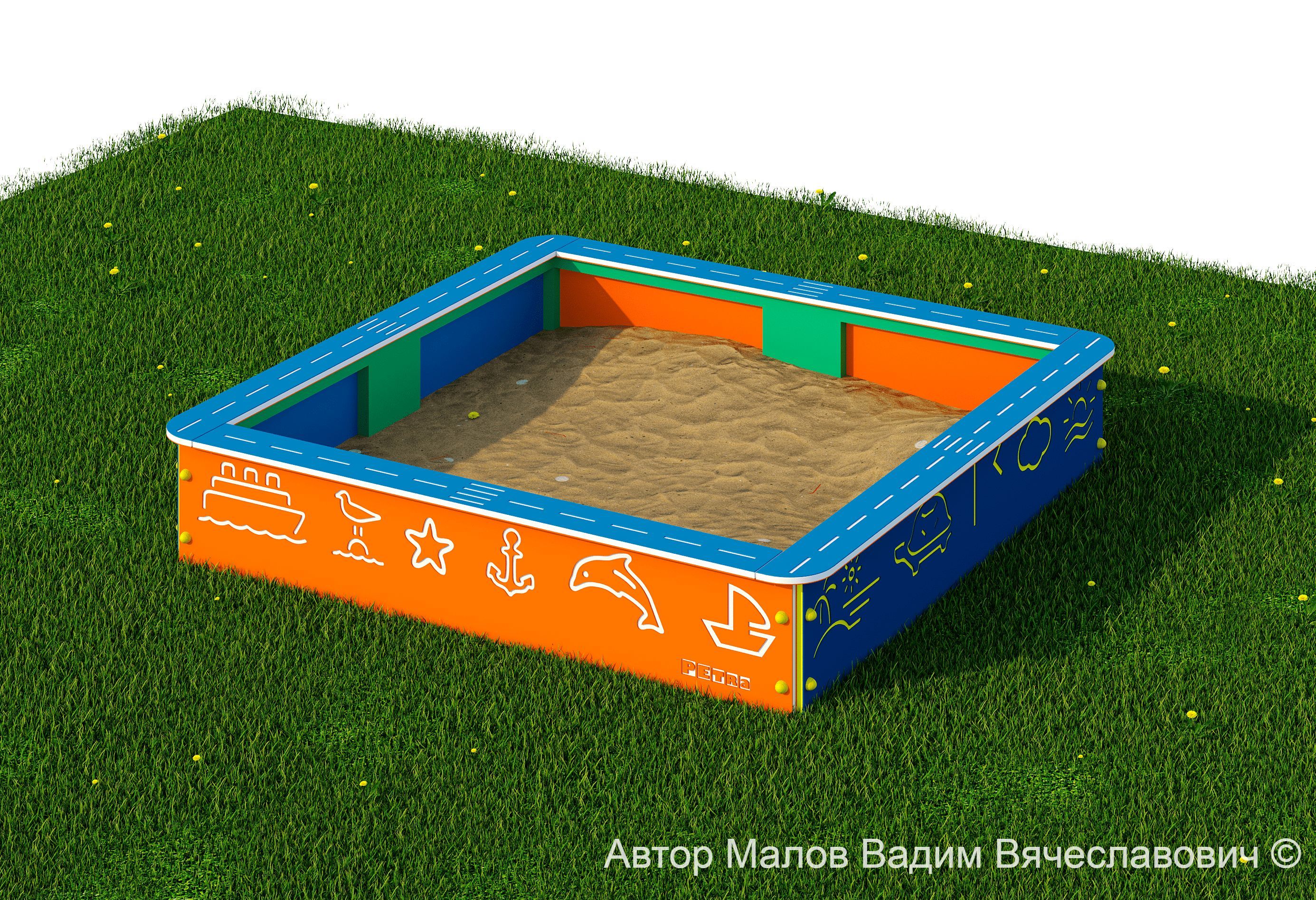 3. Песочница Морская монобортик-22.08.2022